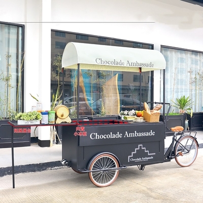 Hortalizas Materia prima Carro de helados comercial Cooler Triciclo Congelador Carro de bicicletas