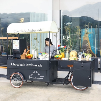 Hortalizas Materia prima Carro de helados comercial Cooler Triciclo Congelador Carro de bicicletas
