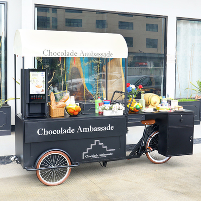 Hortalizas Materia prima Carro de helados comercial Cooler Triciclo Congelador Carro de bicicletas