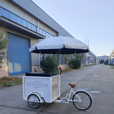 Snack Food Ice Cream Push Cart Triciclo Equipo de cocina personalizado con ruedas