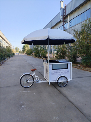 Snack Food Ice Cream Push Cart Triciclo Equipo de cocina personalizado con ruedas