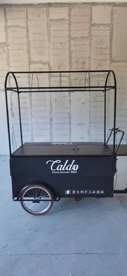 Camión de comida eléctrico triciclo con tensión personalizada y acero galvanizado de calibre pesado