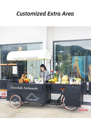 Maximice el potencial de su negocio de alimentos con nuestro triciclo de entrega de alimentos de 200 kg de capacidad