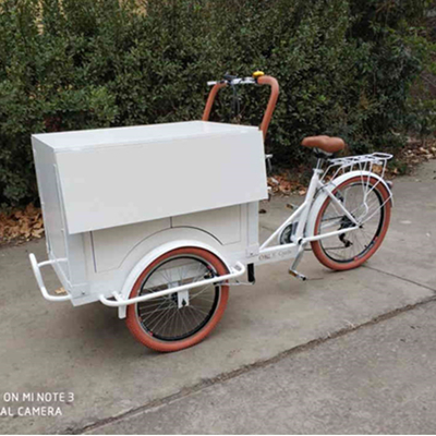 Certificado CE 2023 Triciclo eléctrico de café Certificado CE Bicicleta de café