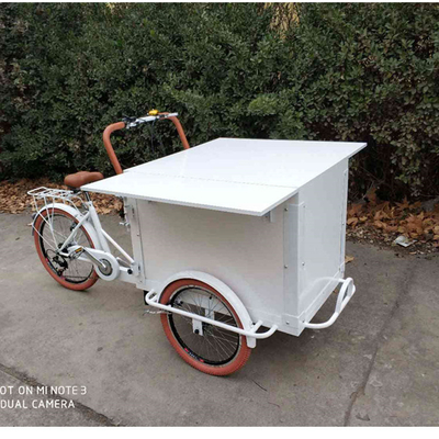 Certificado CE 2023 Triciclo eléctrico de café Certificado CE Bicicleta de café