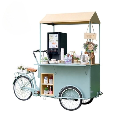 Bicicleta triciclo de alimentos de alta productividad para carrito de venta móvil Triciclo eléctrico
