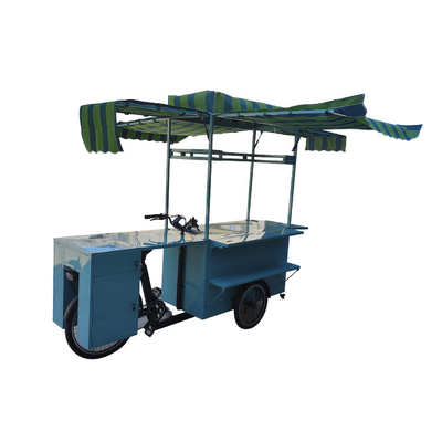 Entrega de comida rápida Carro de triciclos móviles con panel solar Ecológico y conveniente