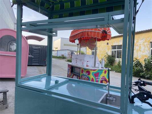 Casa Camión de comida eléctrico triciclo con características convenientes y 2500 * 620 * 2250mm tamaño