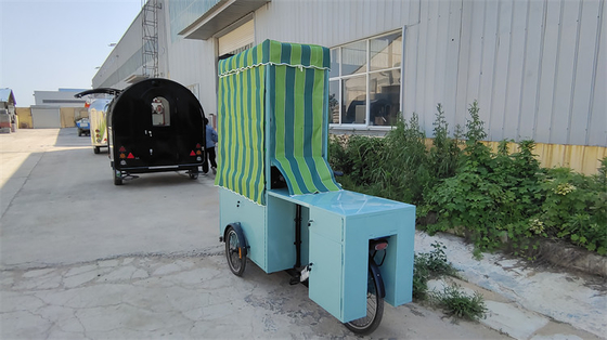 Bicicleta de negocios móviles Triciclo de diseño de comida rápida Triciclo de motor para tiendas de alimentos y bebidas