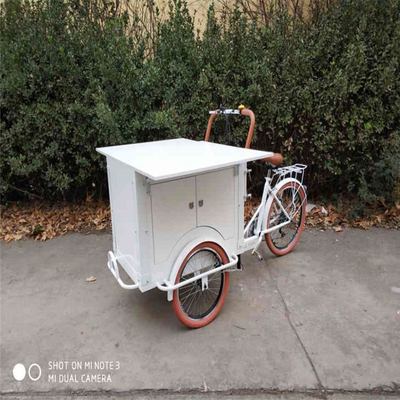 Alta productividad Triciclo personalizado Café Food Bike para la producción de bebidas alimenticias