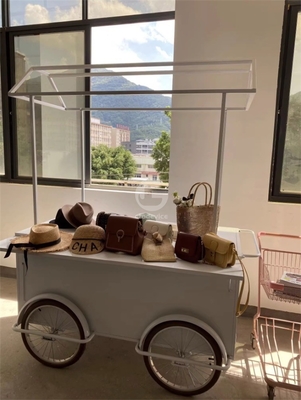 3 ruedas helado bicicleta triciclo carro de comida móvil con cualquier selección de variación de color