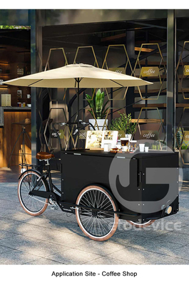 Carritos móviles de comida para bicicletas Bicicletas para frutos secos Carritos de comida con bocadillos y Carritos móviles de perritos calientes