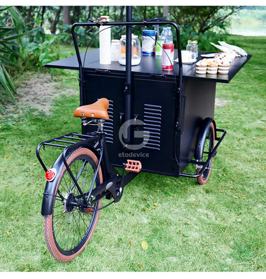 Descubra las joyas de la comida del condado de Los Ángeles con nuestro carrito de triciclos culinarios de 150*70*230cm