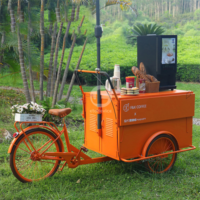 150*70*230cm Carritos de comida en triciclo La experiencia de sabor definitiva en el condado de Los Ángeles
