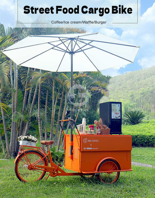 150*70*230cm Carritos de comida en triciclo La experiencia de sabor definitiva en el condado de Los Ángeles