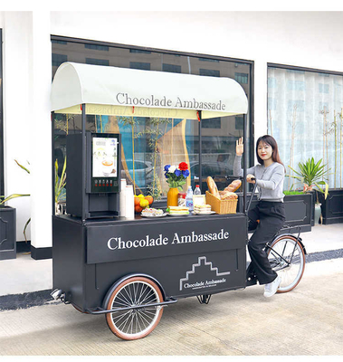 Carrito móvil de comida para café con voltaje de 220V/380V y equipo de cocina personalizado