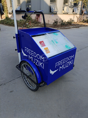 Hortalizas personalizables Bicicleta eléctrica de comida para venta de comida callejera y carrito de cigarrillos