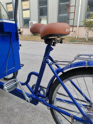 Triciclo de la calle móvil de comida rápida de venta de carro de bicicletas con equipos de cocina personalizados