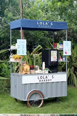 Ice Cream Tricycle Trailer Food Bike con alto rendimiento y larga vida útil