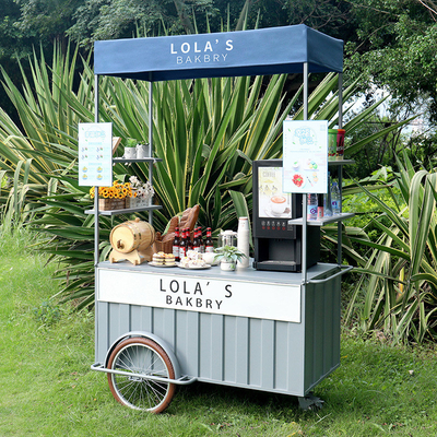 Mercado de carretillas de helados móviles con personalización del sistema de agua y voltaje