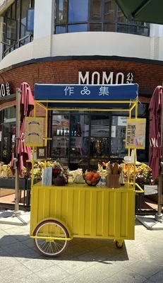 Mercado de carretillas de helados móviles con personalización del sistema de agua y voltaje