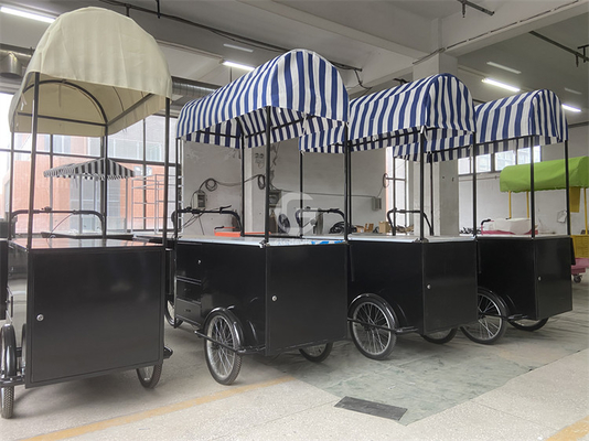 110*70cm carrito de venta de comida para perros calientes móvil con equipos interiores y como su requisito
