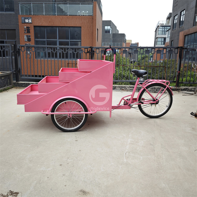 120KG carrito de comida triciclo para la venta de frutas dentro de los equipos como su requisito