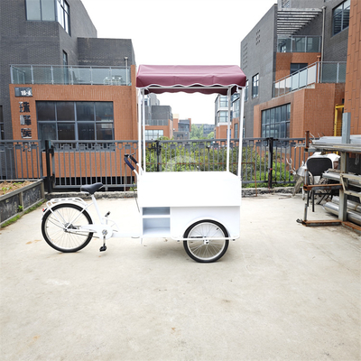Diseño de helados y panqueques Bicicleta de comida Bicicleta de carga Ideal para la producción de alimentos congelados