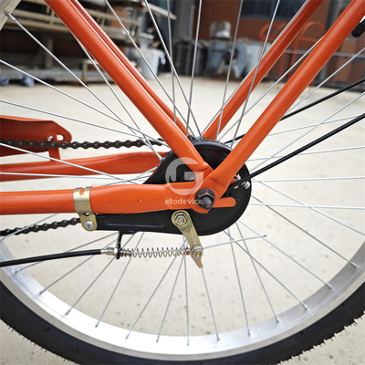 Bicicleta de venta de comida al aire libre con triciclo de carga personalizado