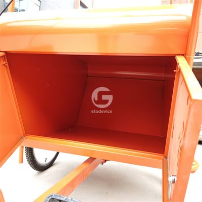Europe Street Cargo Bike Carro de venta móvil con almacenamiento de café Triciclo eléctrico