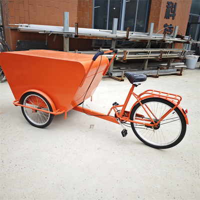 Camión de comida triciclo móvil multifuncional de venta callejera de bicicletas con paraguas