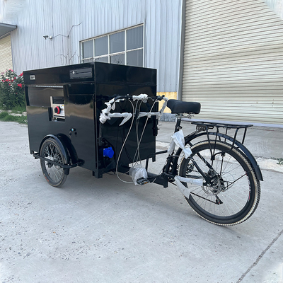 Carritos de bicicletas de venta al aire libre con espacio de carga y construcción de acero inoxidable 304