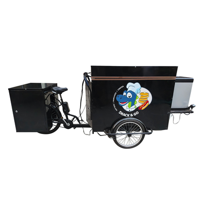 Desayuno multifunción Triciclo eléctrico Carro de comida Carro de bicicleta