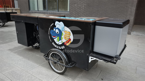 Desayuno multifunción Triciclo eléctrico Carro de comida Carro de bicicleta