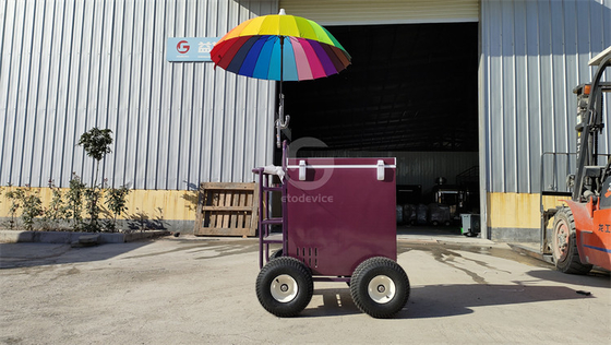 220v/110v Camión móvil para helados Convenio frigorífico congelador en la planta de condimentos