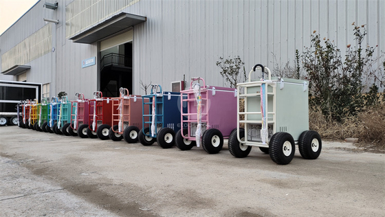 Camioneta de exhibición pequeña con función de enfriador carro de remolque personalizado en cualquier color