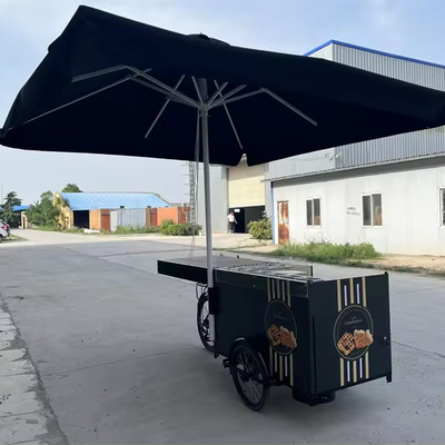 Carritos de venta en la calle al aire libre para el mercado de agricultores versátiles y conveniencia de compras