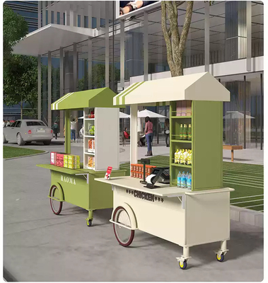 Carro de compras de mano para plantas de procesamiento de carne Carro de helados móvil