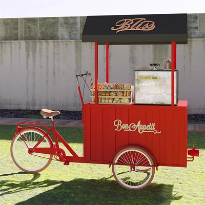 220v Entrega de alimentos Triciclo Carreta de bicicletas Alta potencia Conveniente