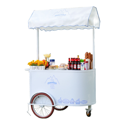 Triciclo de carga para el negocio de alimentos móviles