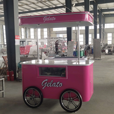 nuevo modelo de venta caliente carro de la máquina de helados gratis de envío carro de helados
