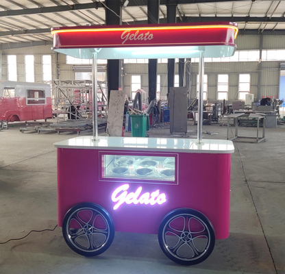 Carro de helados comercial Carro de helados comercial Carro de helados para empresas alimentarias