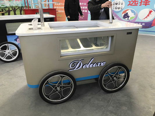 Carrito de venta de helados fritos Triciclo de bajo precio a la venta