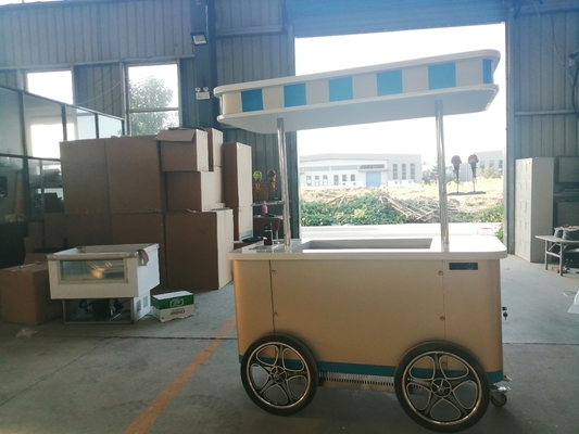Carrito de venta de helados fritos Triciclo de bajo precio a la venta