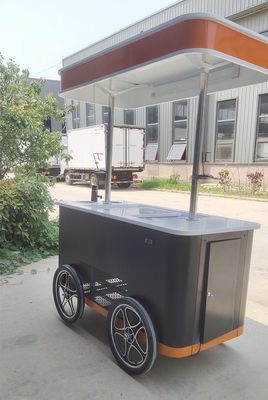 Gelato eléctrico Push Food Mano Push Frío Popsicle Playa congelador Carrito de helados