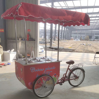 2023 China móvil Carritos de venta de jugo callejero helados Popsicle Cart carritos de comida