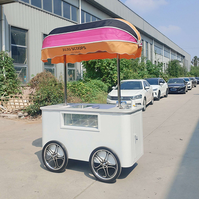 Venta directa de fábrica de helados personalizados para carros de helados de helados de piedra fría