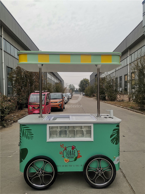 2023 Nuevo tipo de triciclos de carro de helados italianos con máquina de helados triciclo