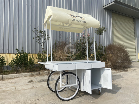 China ha hecho pequeños camiones de helados de la calle carritos de comida usado de acero inoxidable camiones de comida para la venta