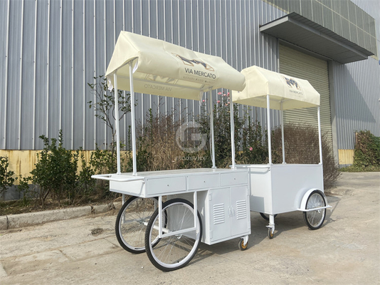 Carro de comida de la calle de perros calientes móviles helados de comida barata trailer estándar australiano para la venta